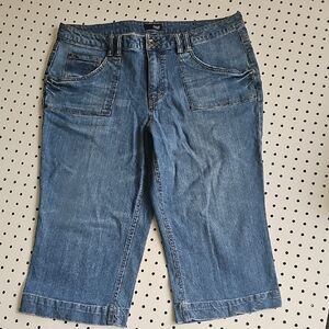 A.N.A Capris Sz 16 Med Blue Denim